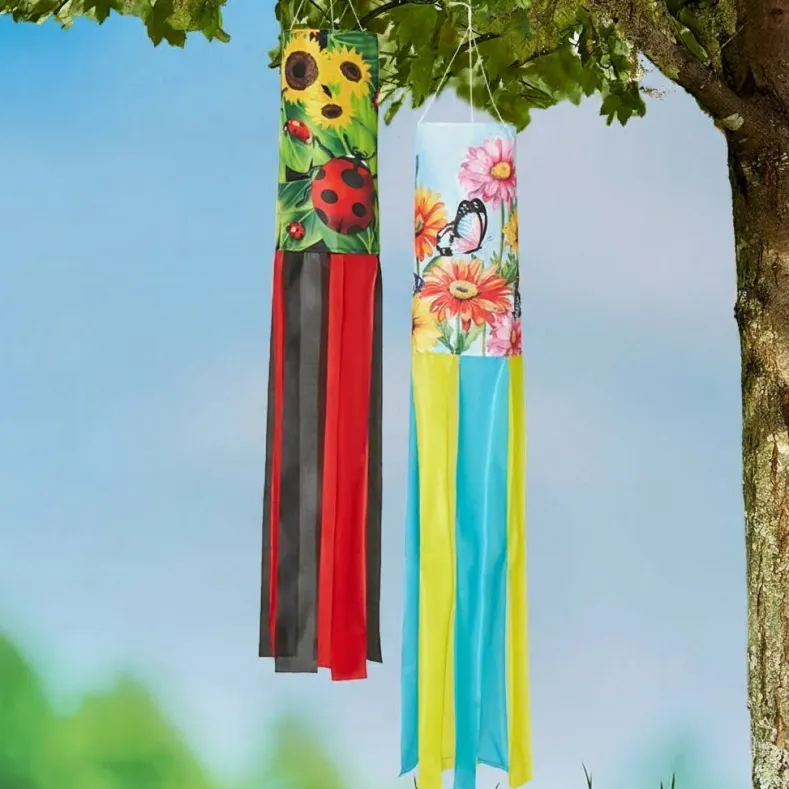 Spring Windsocks Ladybug or Butterfly