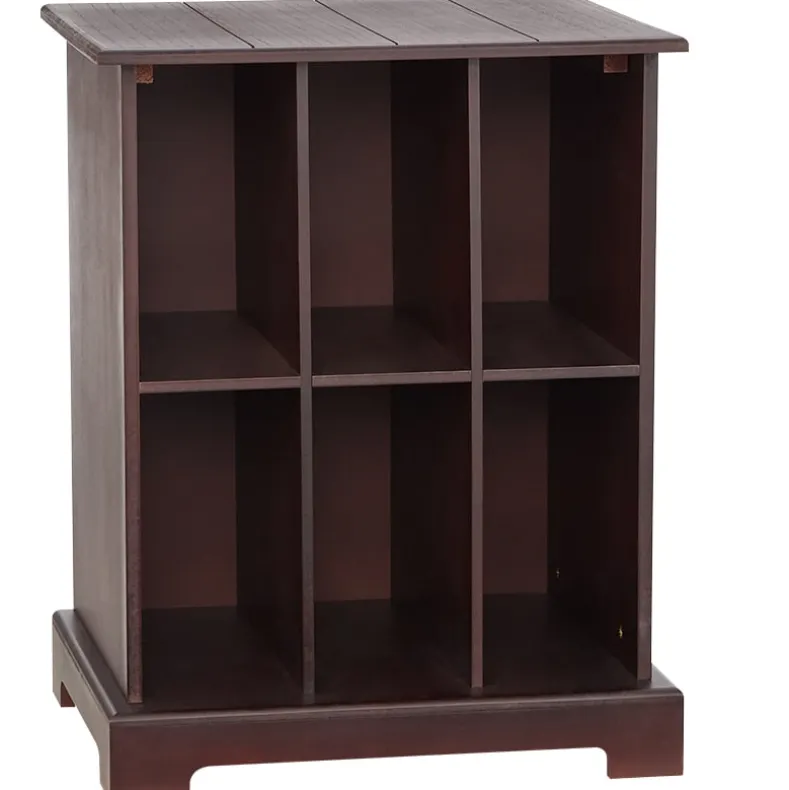 Square Country Style Accent Table with Storage 19"W x 15"D x 24"H