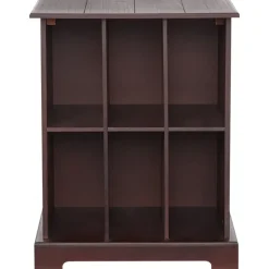 Square Country Style Accent Table with Storage 19