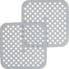 Square Reusable Nonstick Silicone 7.5" Air Fryer Liner - Set of 2