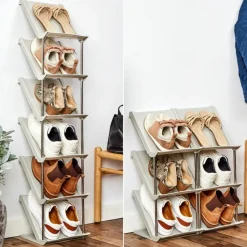 Stackable Modular Shoe Rack - 6-Pc.
