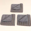 Stainless Steel Cleaning Cloths, Set of 3, 2 Sided 12 1/2" x 12 1/2"
