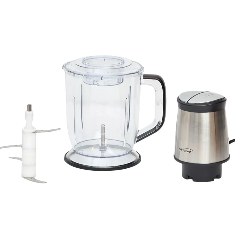 Stainless Steel Food Processor - 6.5-Cup