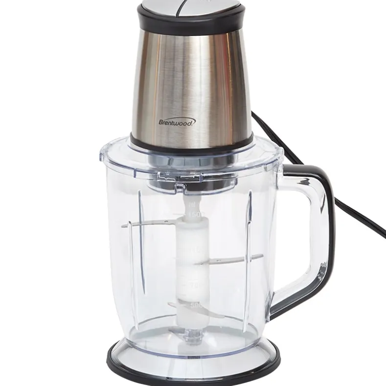 Stainless Steel Food Processor - 6.5-Cup