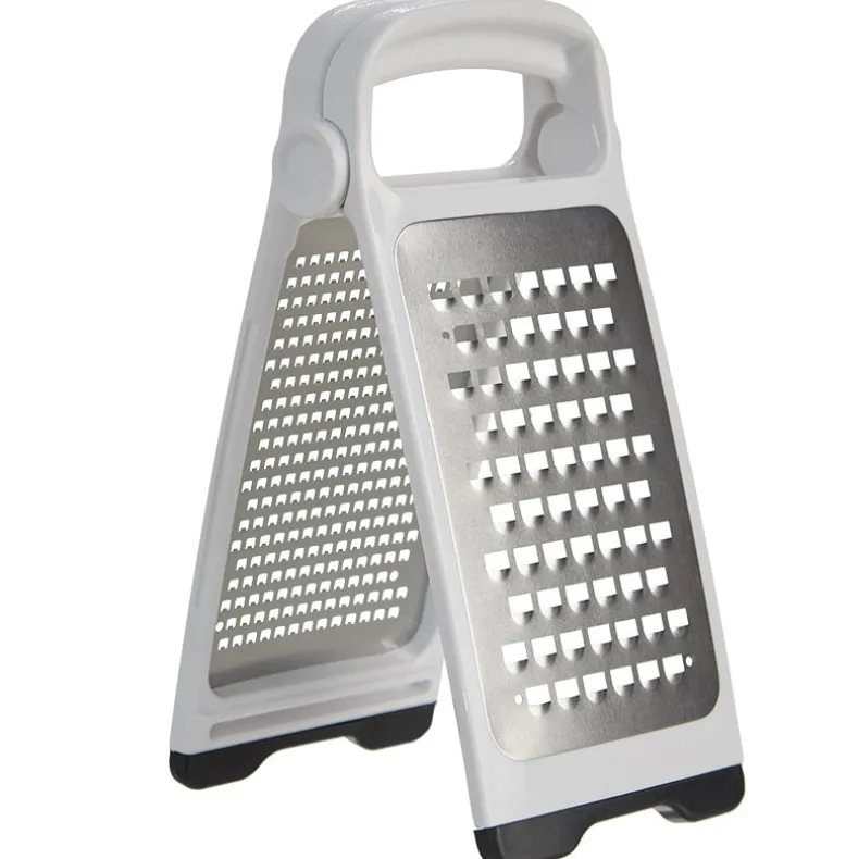 Stainless Steel Handheld Cheese Grater & Shredder - Foldable