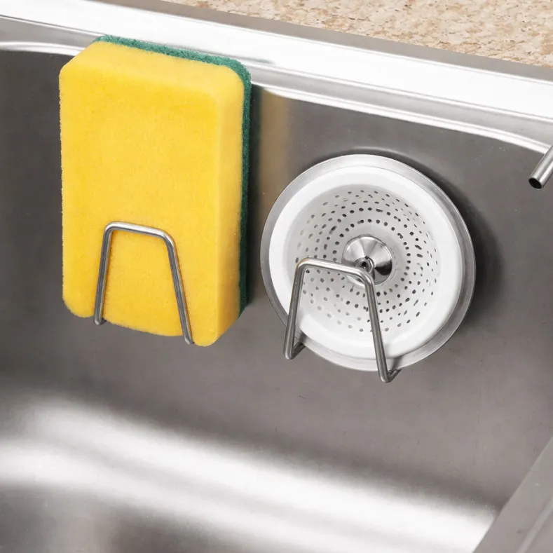 Stainless Steel Kitchen Sink Sponge Holder - Set of 2
