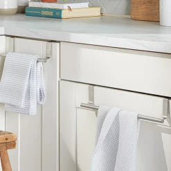 Stainless Steel Over the Door Towel Rack Bar