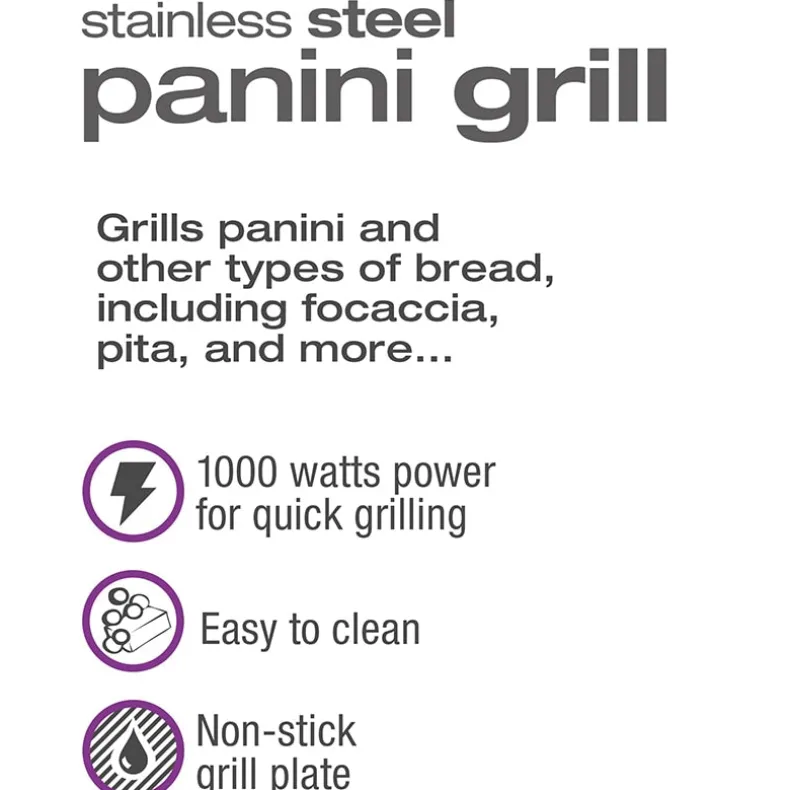 Stainless Steel Panini Grill