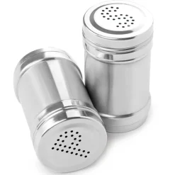 Stainless Steel Salt & Pepper Shakers