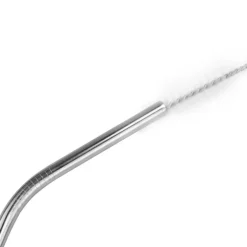 Stainless Steel Straws and Cleaning Brush Set of 4