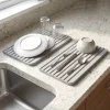 Stone Drying Mats for Kitchen Countertop - Set of 2