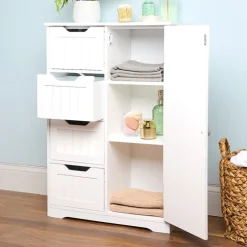 Storage Cabinet with 4 Drawers