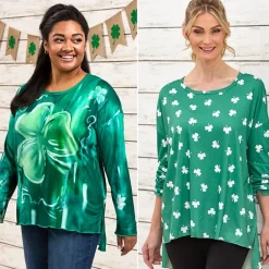 St. Patrick's Day Long Sleeve Women's Top
