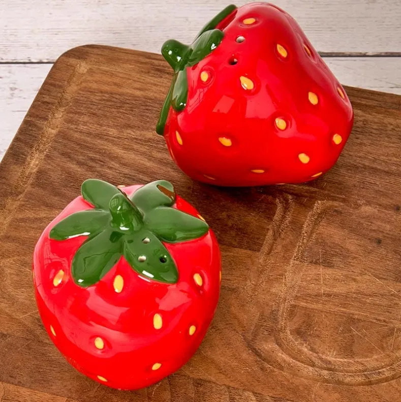 Strawberry Fields Decorative Salt and Pepper Shakers