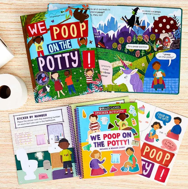 Stress-Free Potty Training - Fun Books & Sticker Activities for Kids