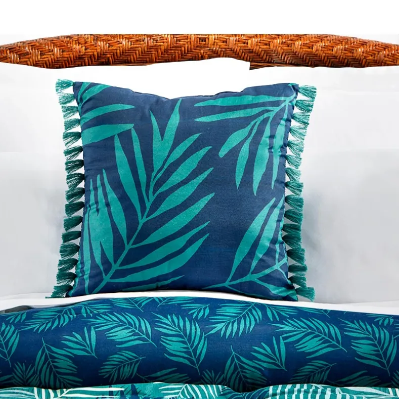 Summer Palm Reversible Comforter Set or Decorative Pillow
