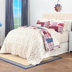 Summer Plaid Truck Complete Comforter Set with Sheets