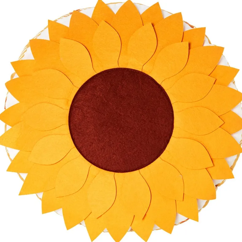Sunflowers and Gnomes Full/Queen or King Quilt, Sham, or Accent Pillow