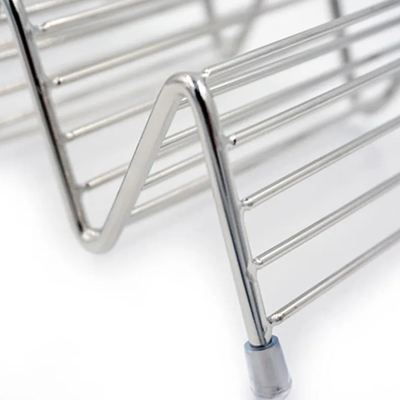 Taco Holder Stand Stainless Steel Set of 2