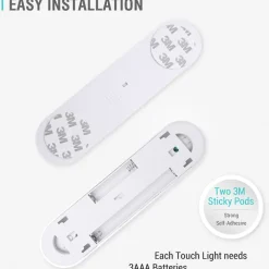 Tap Closet Lights One Touch Light Battery Operated Stick On