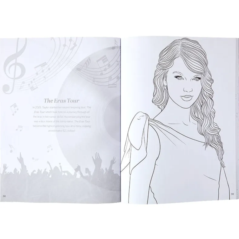 Taylor Swift Forever Coloring and Activity Book - Quizzes Puzzles Photos