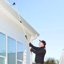 Telescopic Gutter Cleaning Wand Lightweight Tool With Rotating Nozzle