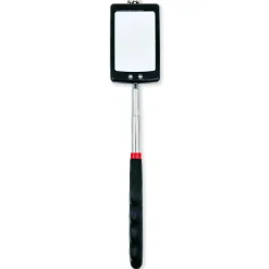 Telescoping Illuminated Mirror For Inspections with 360 Degree View