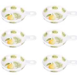 Temp-tations® Skillet-Shaped Ceramic Dip Bowls - Set of 6