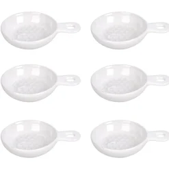 Temp-tations® Skillet-Shaped Ceramic Dip Bowls - Set of 6