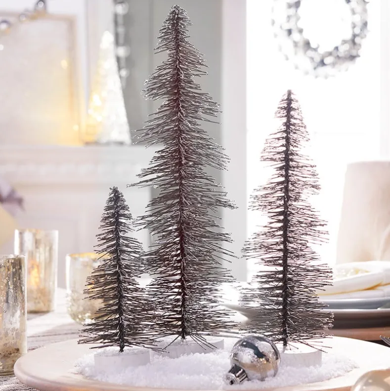 Textured Bottlebrush Trees