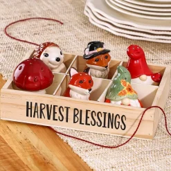 Thanksgiving Salt and Pepper Set 6 Pc.