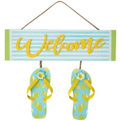 Themed Flip Flop Welcome Signs