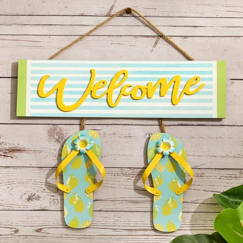 Themed Flip Flop Welcome Signs