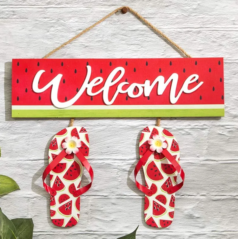 Themed Flip Flop Welcome Signs