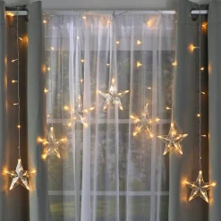Themed Multi-Use Star Curtain Lights