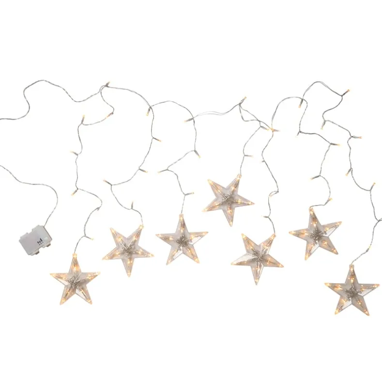 Themed Multi-Use Star Curtain Lights