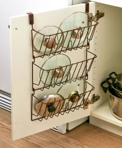 3-Tier Lid Organizer for Kitchen Cabinets