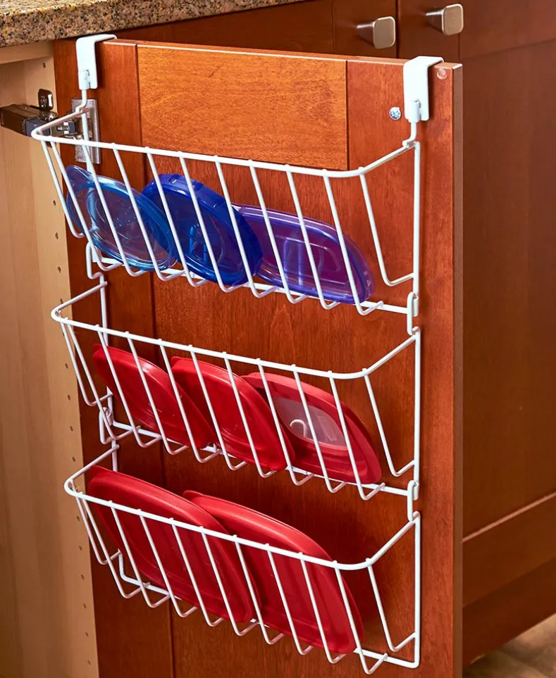 3-Tier Lid Organizer for Kitchen Cabinets