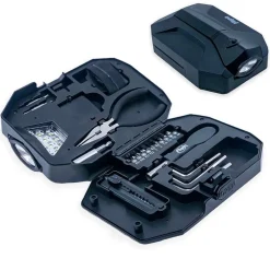Tool Case With 24 PC. Tool Set And COB LED Work Light And Headlamp