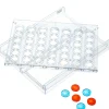 Transparent 4-in-a-Row Game - Family Fun and Easy to Transport