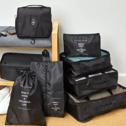 Travel Packing Cubes and Bags Set - 8-Pc.