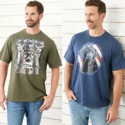 True Timber Americana Men's Short Sleeve Graphic T-Shirt