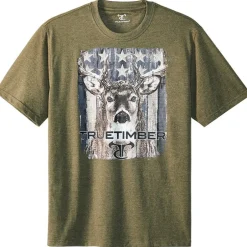 True Timber Americana Men's Short Sleeve Graphic T-Shirt