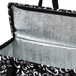 Two Lumps of Sugar Insulated Shopping Bag Foldable Reusable Cooler Tote