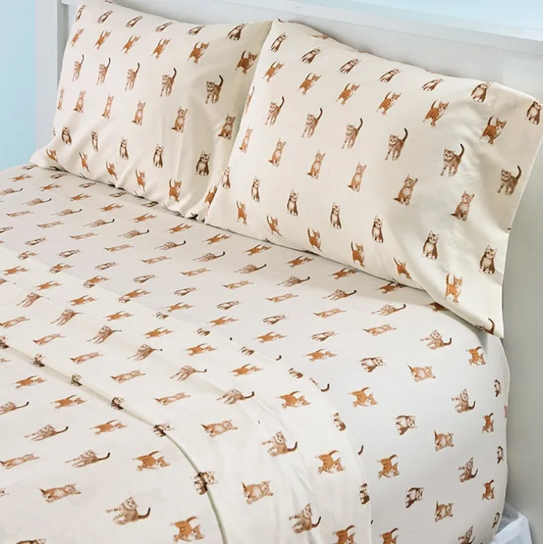 Ultra-Soft Microfiber Sheet Set Cats and Dogs