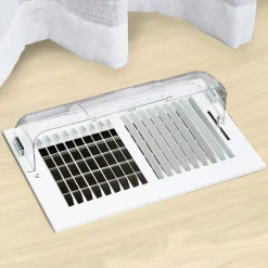 Unbreakable Plastic Floor Heat/Air Deflector Extends 10