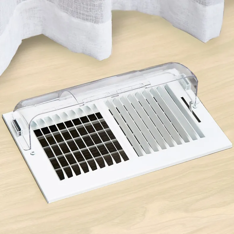 Unbreakable Plastic Floor Heat/Air Deflector Extends 10" to 14 1/2"