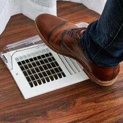 Unbreakable Plastic Floor Heat/Air Deflector Extends 10