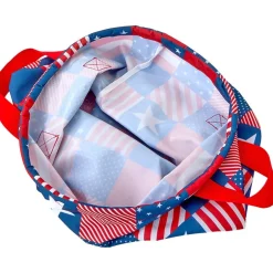 United States of Plaid American Flag Laundry Hamper