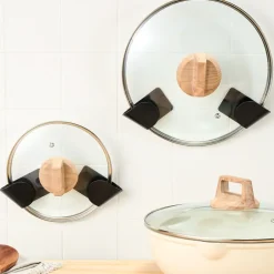 Universal Adjustable Pot Lid Cabinet Organizer - Set of 2